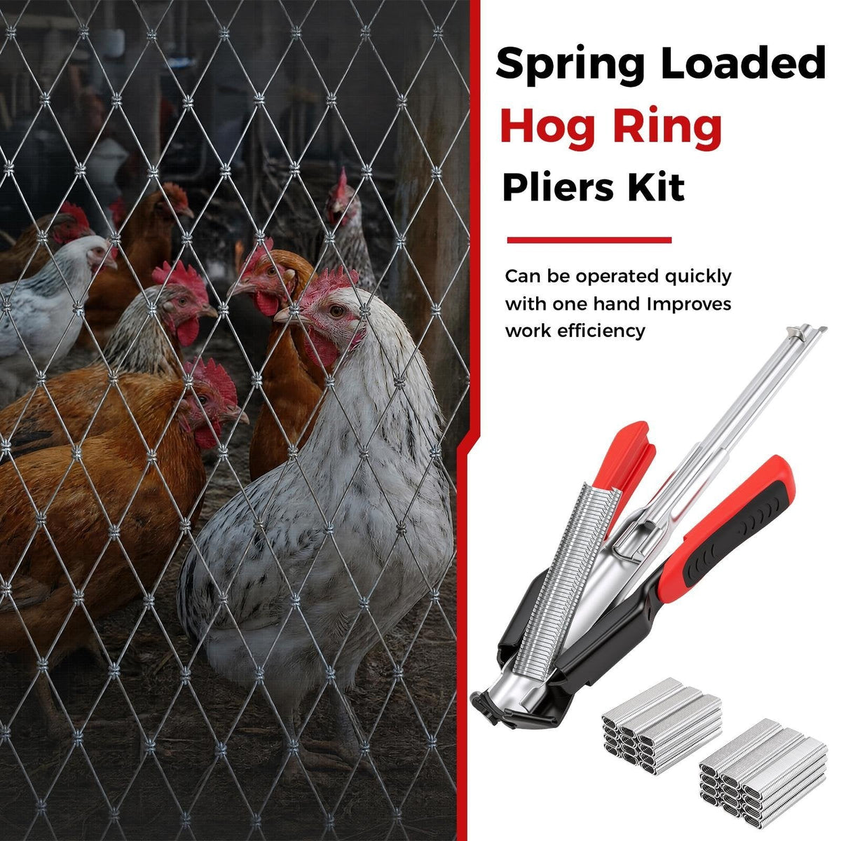 Automatic Hog Ring Pliers Kit – view 7