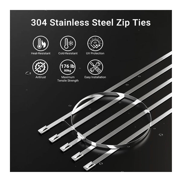 304 stainless steel zip ties