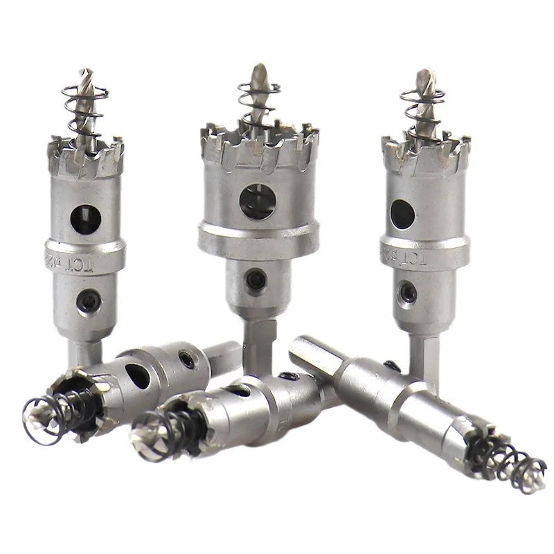 Carbide-tipped hole cutters
