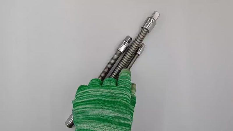 Flexible socket extension bending around obstacles
