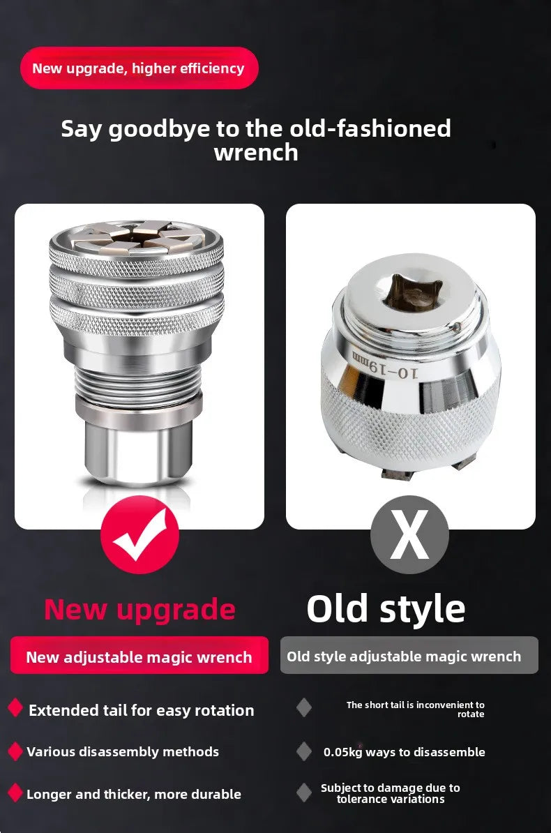 Six-jaw design versus older style