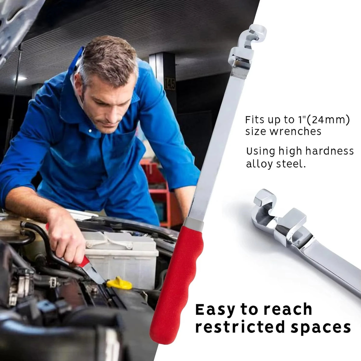 Easy to reach restricted spaces