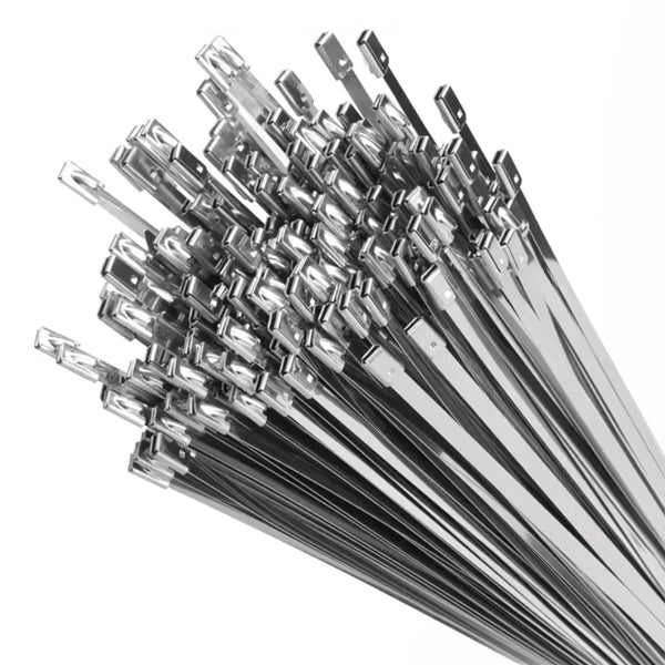 Stainless steel zip ties bundle